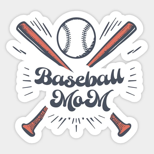 Baseball Mom Sticker by Wintrly